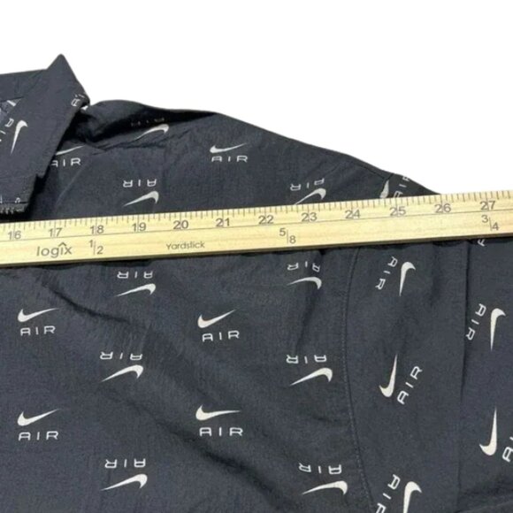 Nike Air Unisex Black 1/4 Zip Cropped Water repellent Jacket Size XL DV8066-010 - Picture 8 of 8